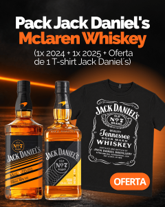 Pack Jack Daniel's Mclaren (1x 2024 + 1x 2025 + Oferta de 1 T-shirt Jack Daniel´s)