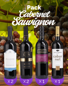 Pack Cabernet Sauvignon (2x Piloto + 2x Quinta da Lapa + 1x Casa Ermelinda Freitas + 1x Quinta do Sobreiró de Cima)