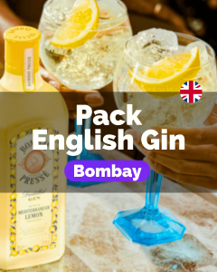 Pack English Gin (1x Bombay Original + 1x Bombay Citron Press + 1x Bombay Bramble)