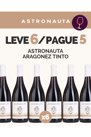 PACK Astronauta Aragonez Tinto  ( LEVE 6 PAGUE APENAS 5 )