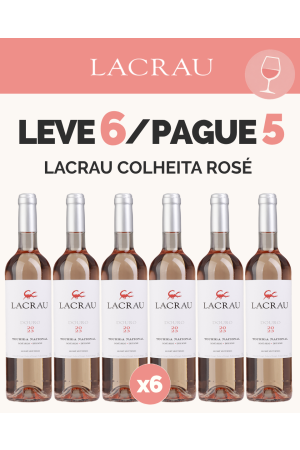 PACK Lacrau Colheita Rosé  ( LEVE 6 PAGUE APENAS 5 )