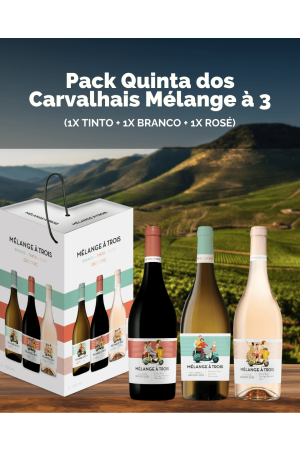 Tripack Quinta dos Carvalhais Mélange à 3 (Tinto + Weißwein + Rosé)