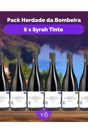 Pack Herdade da Bombeira Syrah Rotwein (6 x)