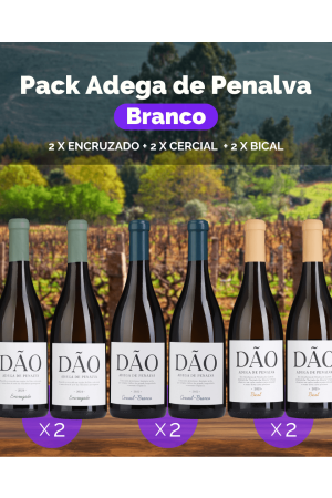 Pack Adega de Penalva Lovers (2x Encruzado + 2x Cerceal + 2x Bical)