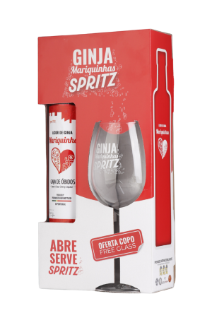 Mariquinhas Ginja de Óbidos Sem Fruto Com Copo