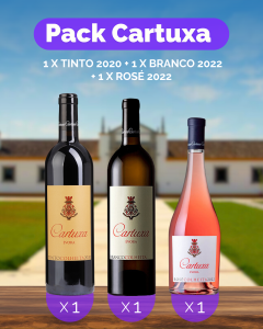 Pack Cartuxa (1x Tinto + 1x Branco + 1x Rosé)