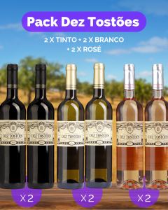 Pack Dez Tostões (2x Tinto + 2x Branco + 2x Rosé)