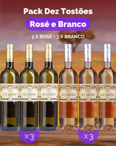 Pack Dez Tostões (3x Rosé + 3x Branco)