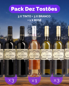 Pack Dez Tostões (3x Tinto + 3x Branco + 1x Rosé)