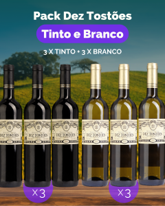 Pack Dez Tostões (3x Tinto + 3x Branco)