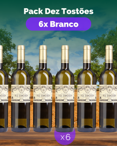 Pack Dez Tostões Branco (6x Branco)