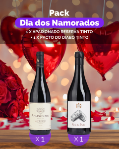 Pack Dia dos Namorados (1x Apaixonado Reserva Tinto + 1x Pacto do Diabo Tinto)