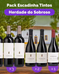 Pack Escadinha Tintos_Herdade do Sobroso (3xColheita + 2xReserva + 1xCellar Selection)