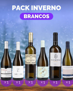 PACK INVERNO_BRANCOS (1x Ervideira Invisivel Aragonez+1x Vale de Vila Reserva+1x Dez Tostões+1x Isento Reserva+1x Duas Quintas+1x Vicentino)