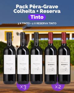 Pack Pêra-Grave Colheita + Reserva Tinto (3x Colheita Tinto + 2x Reserva Tinto)