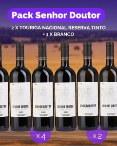 Pack Senhor Doutor (4x Touriga Nacional Reserva Tinto + 2x Branco)