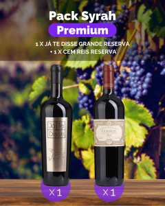 Pack Syrah Premium Alentejo (1x Já Te disse Grande Reserva + 1x Cem Reis Reserva)