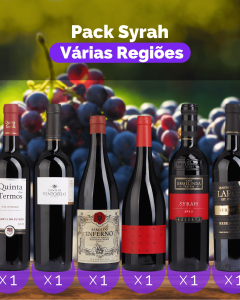 Pack Syrah - Várias Regiões (1x Q. da Lapa Reserva + 1x Ermelinda Freitas Reserva + 1x Q. dos Termos Reserva do Patrão + 1x Ventozelo Unoaked + 1x Barca do Inferno Reserva + 1x Q. de Arcossó)