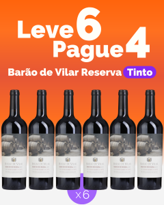 Pack Barão de Vilar Reserva Tinto (LEVE 6 PAGUE APENAS 4)