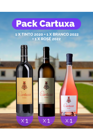 Pack Cartuxa (1x Tinto + 1x Branco + 1x Rosé)