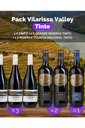 Pack Vilarissa Valley Tinto (3x Tinto + 2x Grande Reserva Tinto + 1x Grande Reserva Touriga Nacional Tinto)