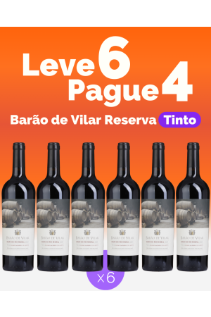 Pack Barão de Vilar Reserva Tinto (LEVE 6 PAGUE APENAS 4)